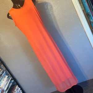 See you Monday spandex long dress size large New with tags